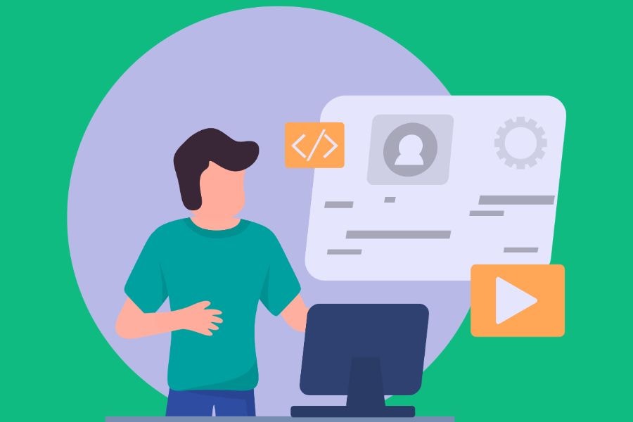 custom website vs template